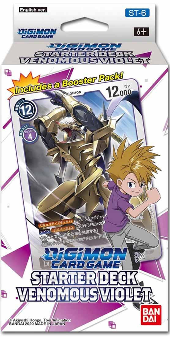 Bandai  Starter Deck Venomous Violet ST-6 - Digimon Card Game 