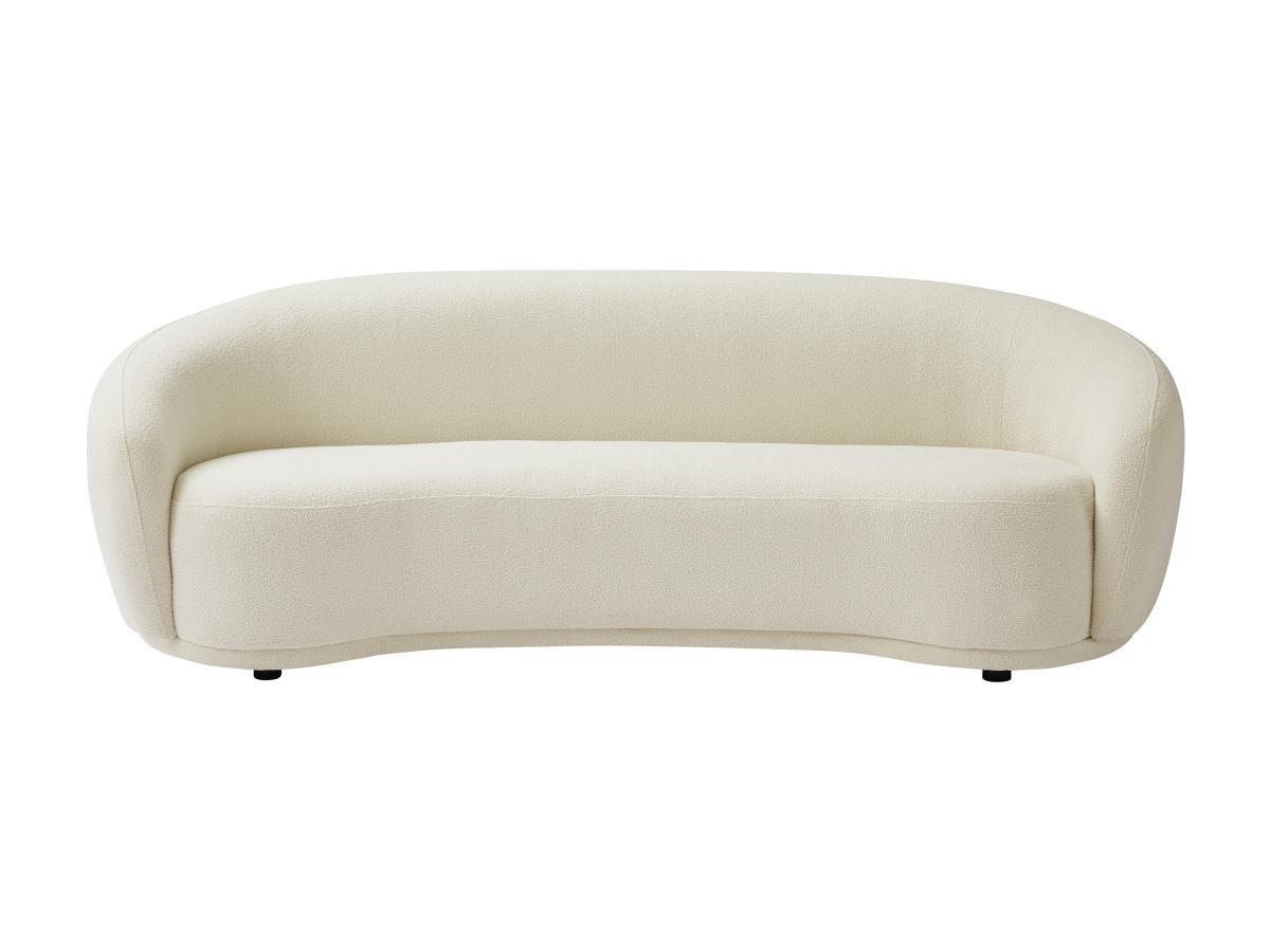 PASCAL MORABITO Sofa 3-Sitzer - Bouclé-Stoff - Beige - BOVANA von Pascal Morabito  