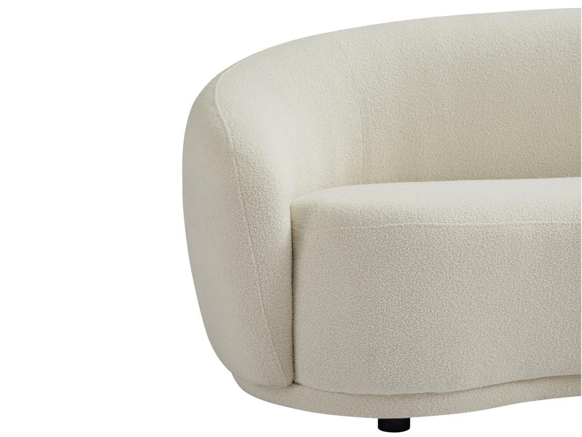 PASCAL MORABITO Sofa 3-Sitzer - Bouclé-Stoff - Beige - BOVANA von Pascal Morabito  