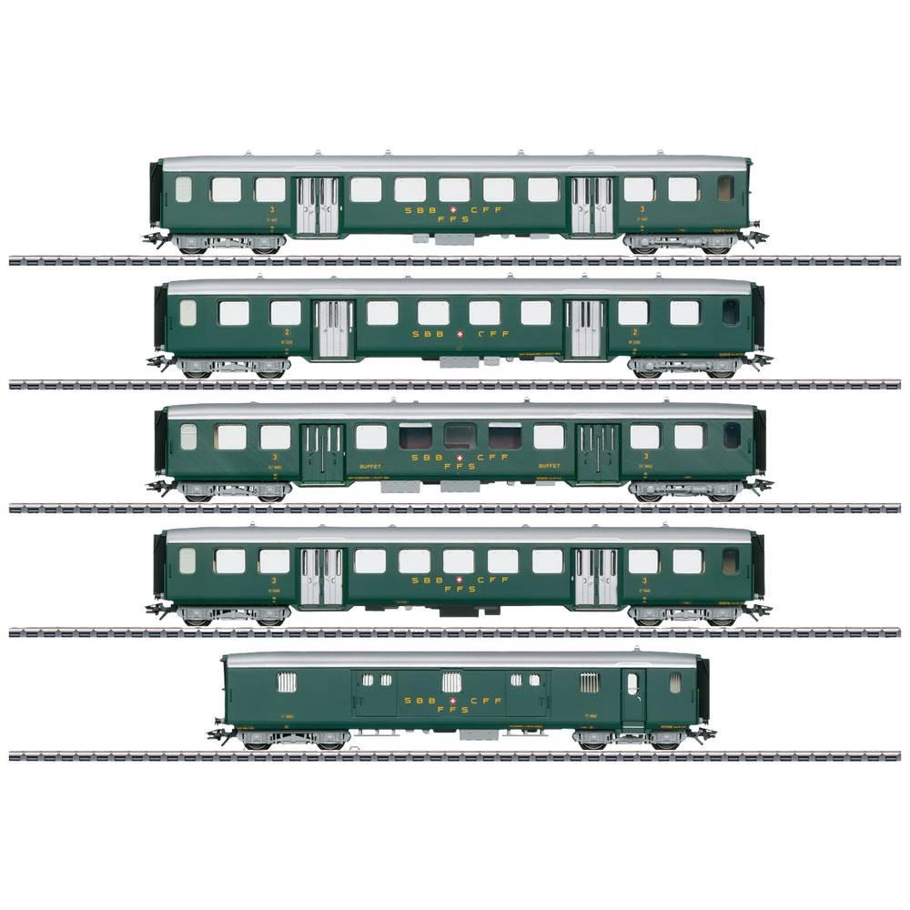 märklin  H0 5er-Set Leichtsstahlwagen der SBB 