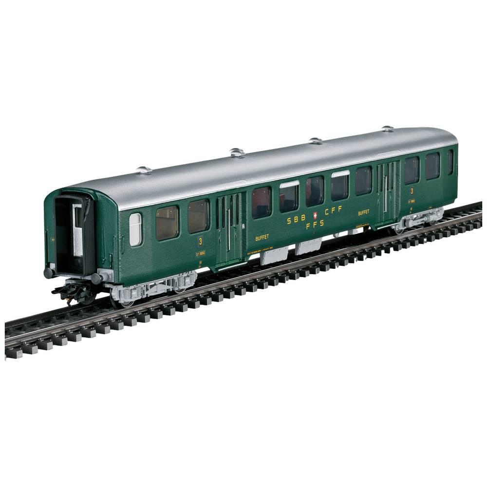 Image of H0 5er-Set Leichtsstahlwagen der SBB Multicolor