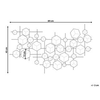 Beliani Dekoration aus Eisen Retro FLEROVIUM  