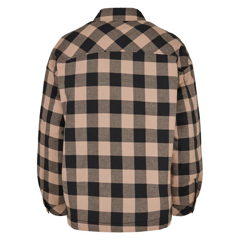 URBAN CLASSICS Camicia di flanella a quadri imbottita  