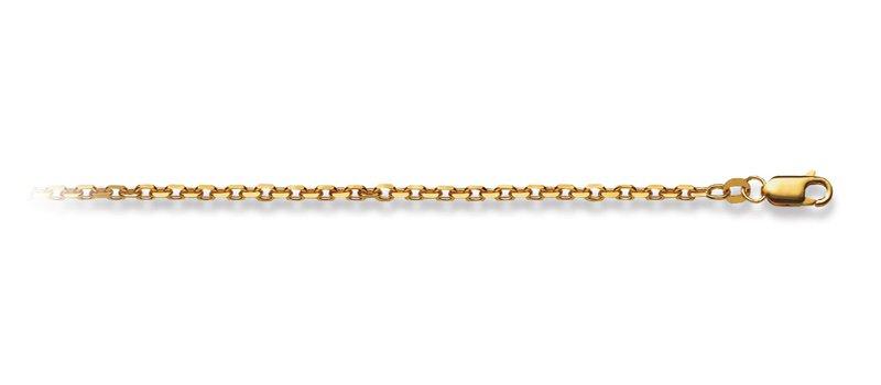 Image of Collier Anker Gelbgold 750, 2.6mm, 50cm Unisex Gelbgold 50 CM