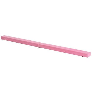 Schwebebalken 210 cm Klappbarer Turnbalken für Indoor & Outdoor, Balance Beam bis 120 kg, Rosa