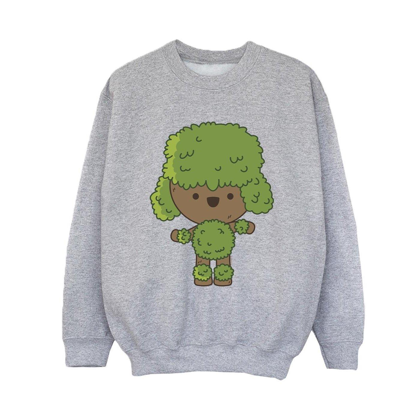 Image of I Am Groot Chibi Dance Sweatshirt Unisex Grau 128