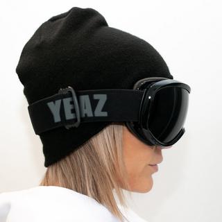 YEAZ  STEEZE Occhiali da sci e snowboard nero/nero 