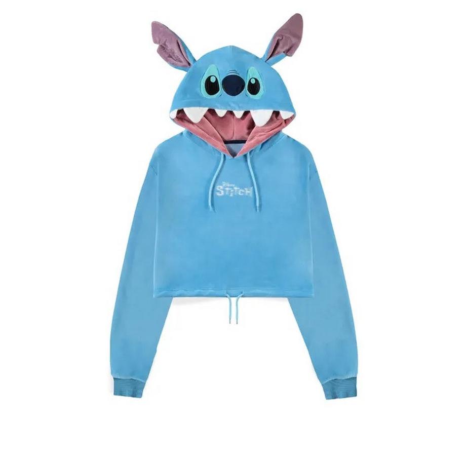 Difuzed Lilo & Stitch Stitch Crop Top Sweatshirt  
