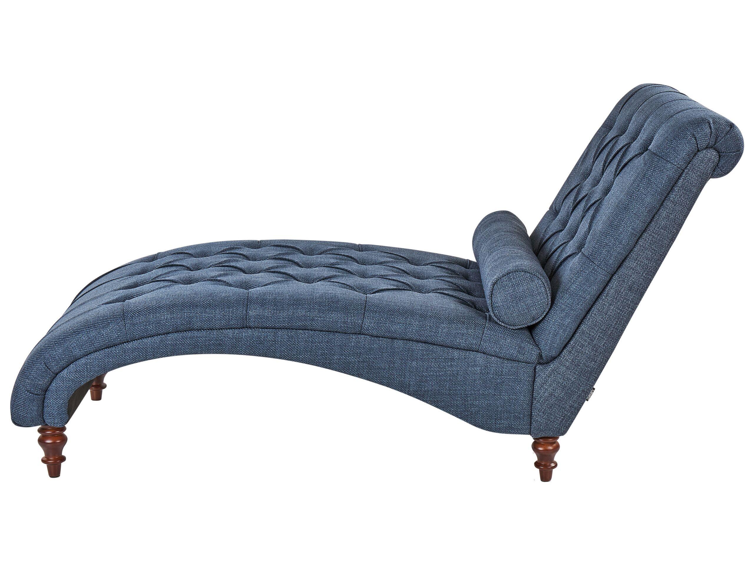 Beliani Chaise longue en Polyester Glamour MURET  