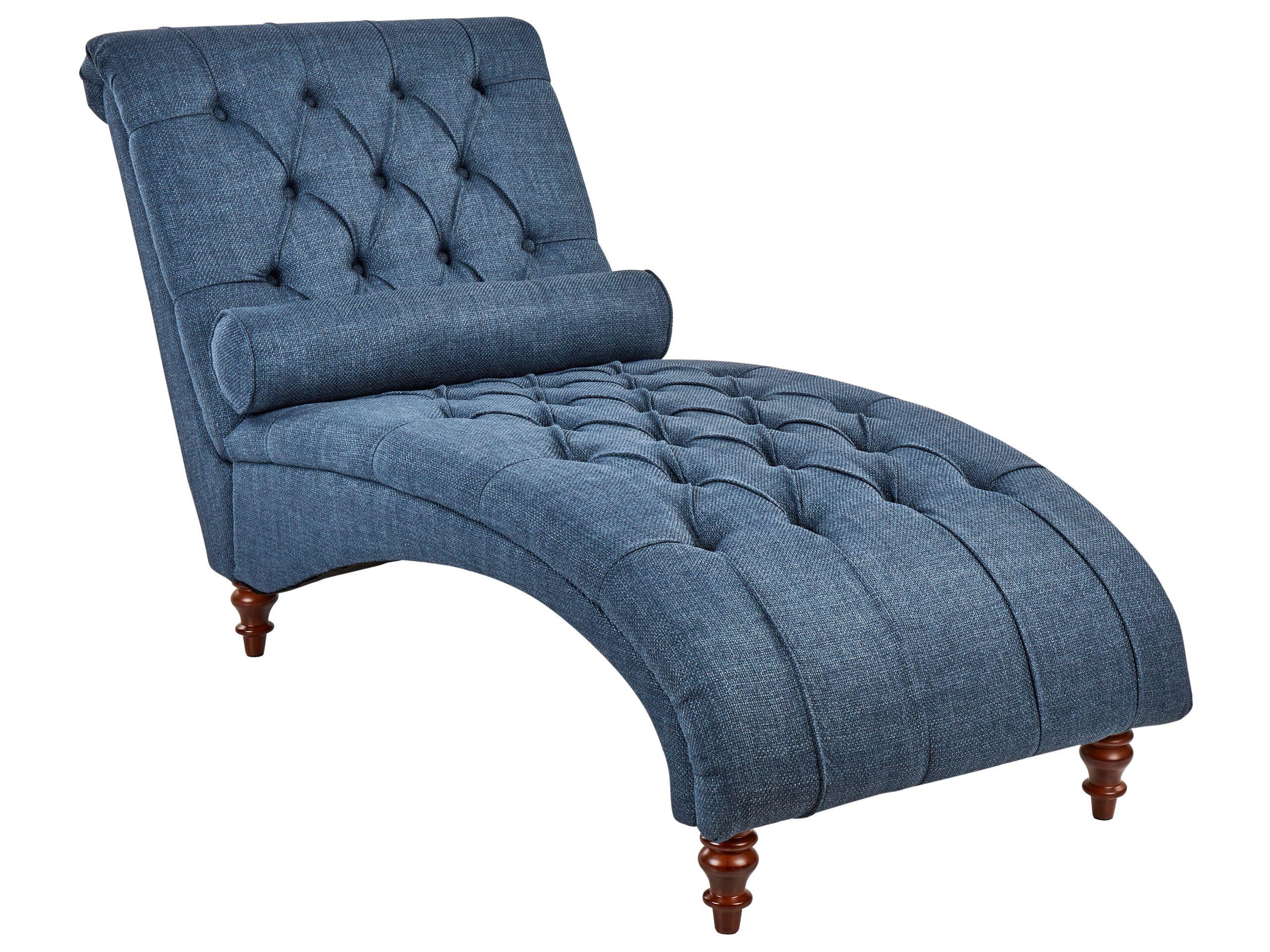 Beliani Chaise longue en Polyester Glamour MURET  