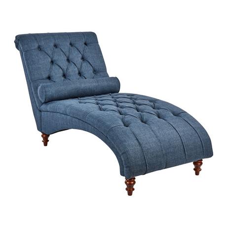 Beliani Chaise longue en Polyester Glamour MURET  