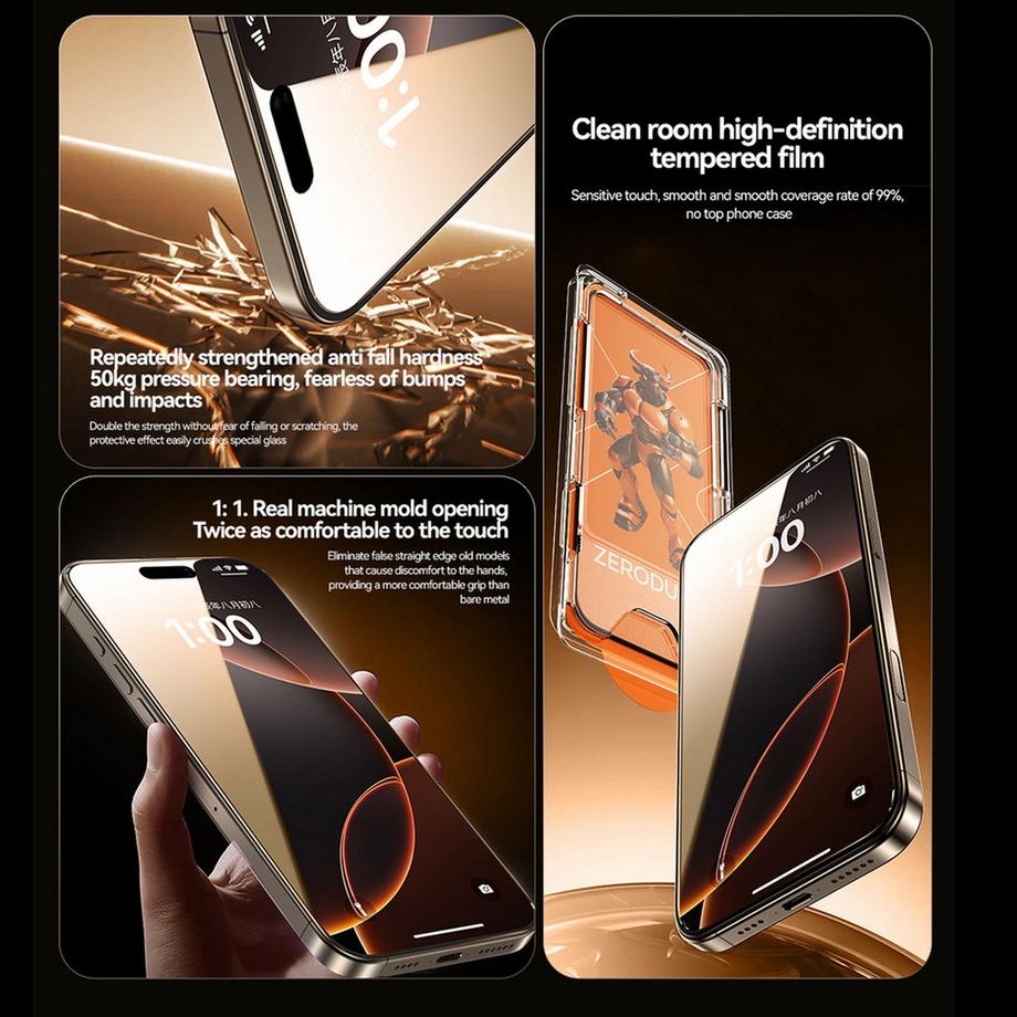 Cadorabo  Apple iPhone 17 PRO Schutzfolie Display Schutzglas 