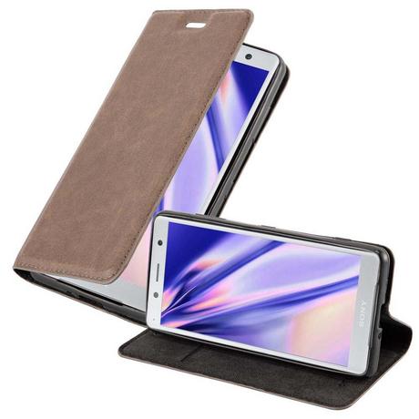 Cadorabo  Housse compatible avec Sony Xperia XZ2 - Coque de protection avec fermeture magnétique, fonction de support et compartiment pour carte 