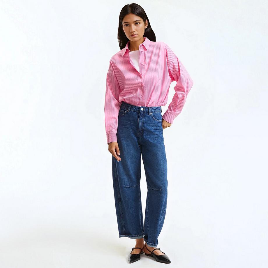 La Redoute Collections Signature Apolline Camicia Larga a Righe  