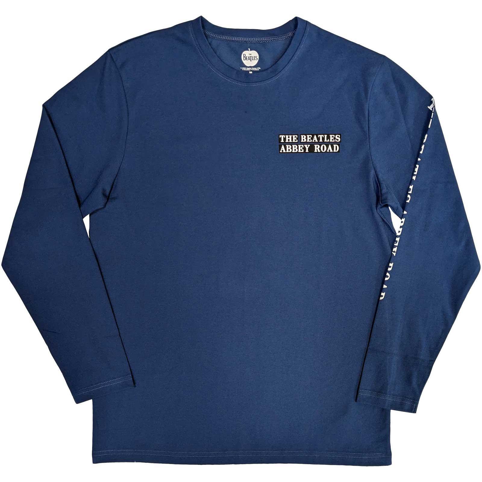 Image of Abbey Road Tshirt Langärmlig Damen Blau Denim L