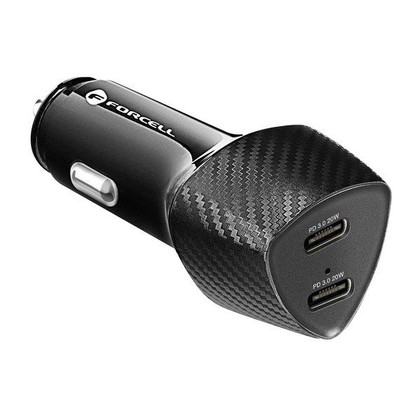 Avizar  2x USB-C 40W Autoladegerät 