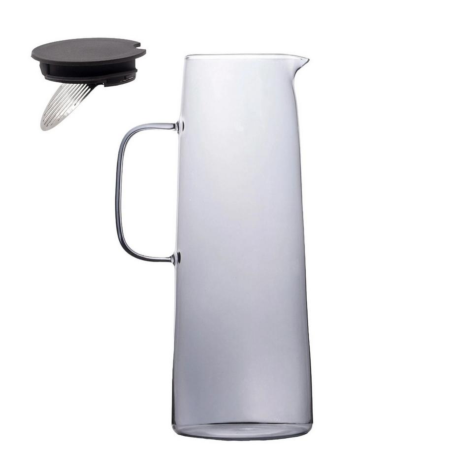 Intirilife Intirilife Karaffe Kanne aus Glas in Amber  