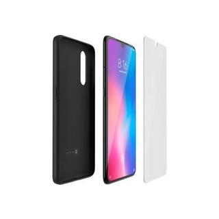 XIAOMI  Coque pour  Mi9 Noir + Verre trempé 