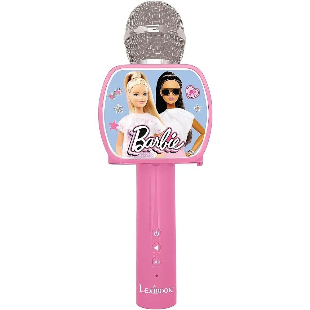 Image of Barbie Bluetooth Karaoke-Mikrofon mit Lautsprecher und Smartphone Stativ