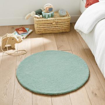 Tapis rond coton tufté