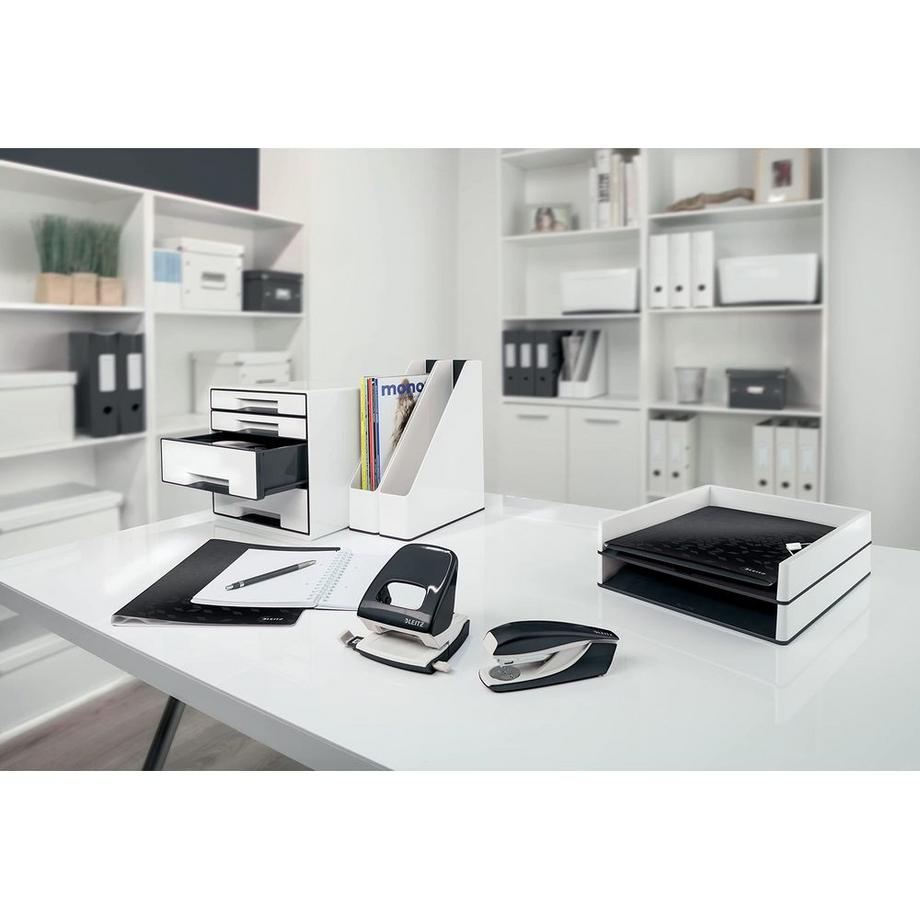 Leitz Schubladenbox mit 3 Schubladen Schwarz  