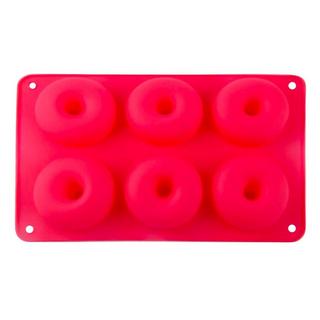 Northio Moule Donut en Silicone - Rouge  