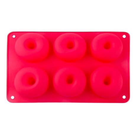 Northio Moule Donut en Silicone - Rouge  