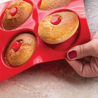 Northio Moule Donut en Silicone - Rouge  