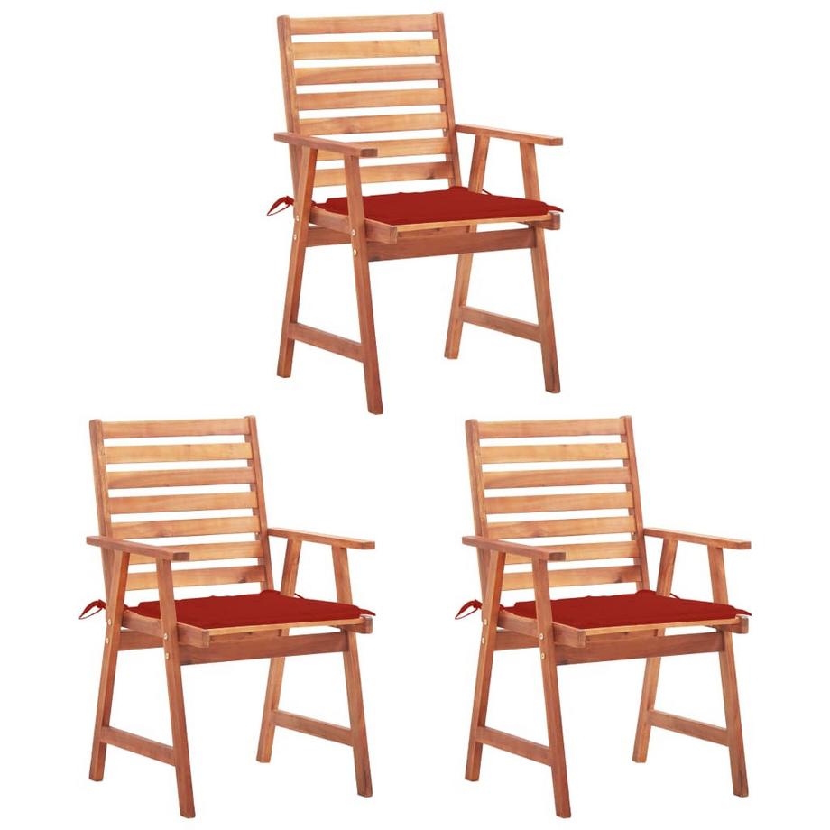 Chaise d'extérieur bois d'acacia