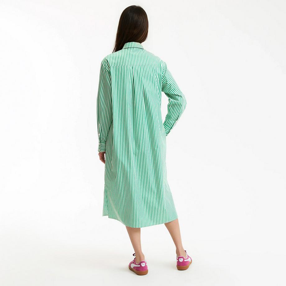 La Redoute Collections  Gerade geschnittenes Kleid in Hemdblusenform 