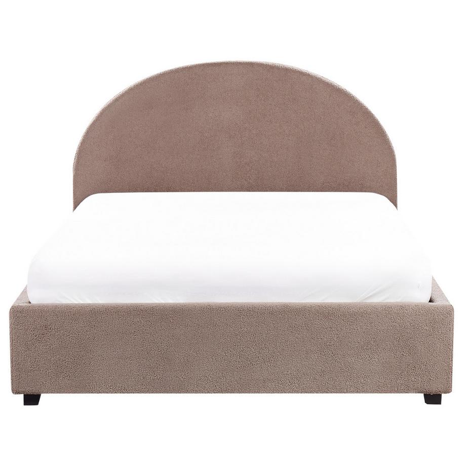 Beliani Letto contenitore en Bouclé  VAUCLUSE  
