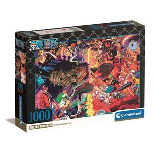 Clementoni  Puzzle Animé Collection Compact - One Piece (1000Teile) 