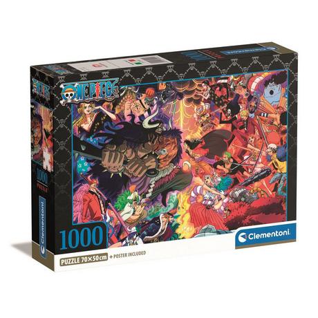 Clementoni  Puzzle Animé Collection Compact - One Piece (1000Teile) 