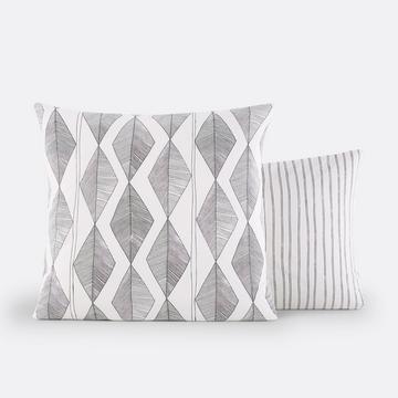 Taie d'oreiller coton lavé