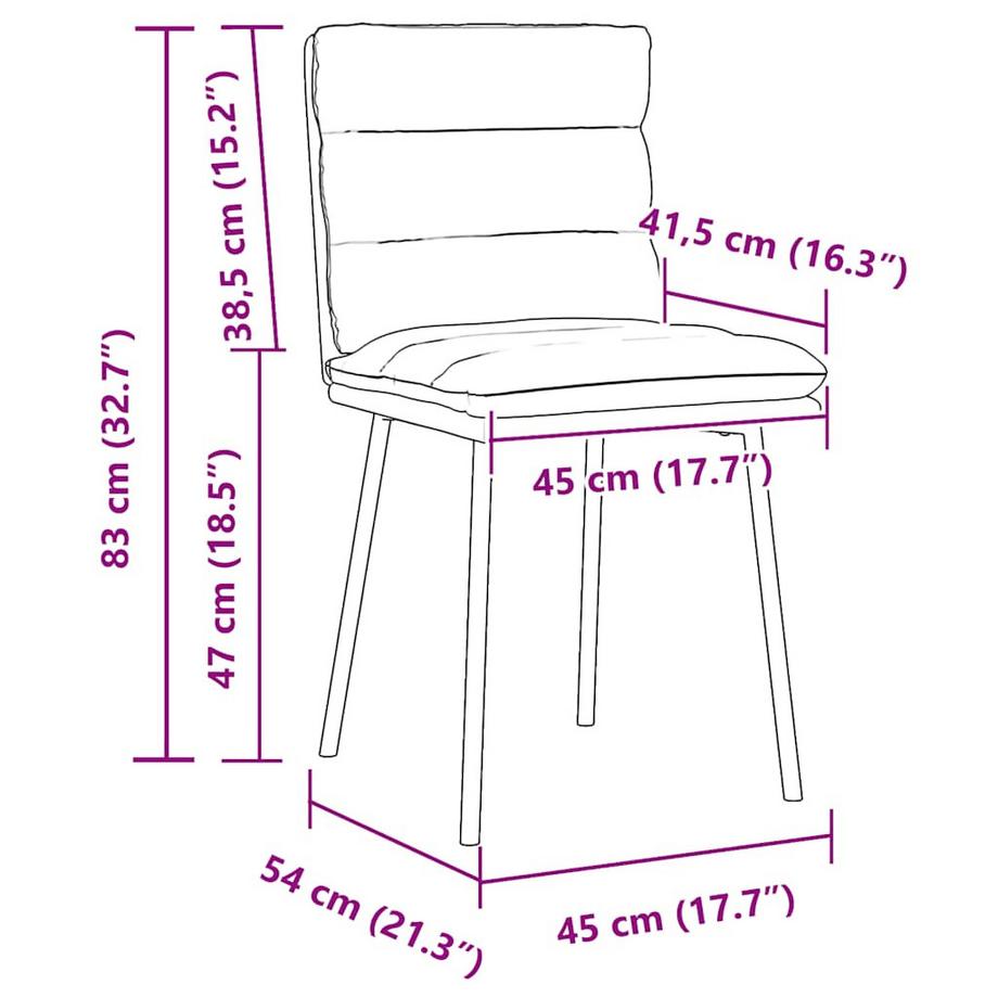 VidaXL Esszimmerstuhl  