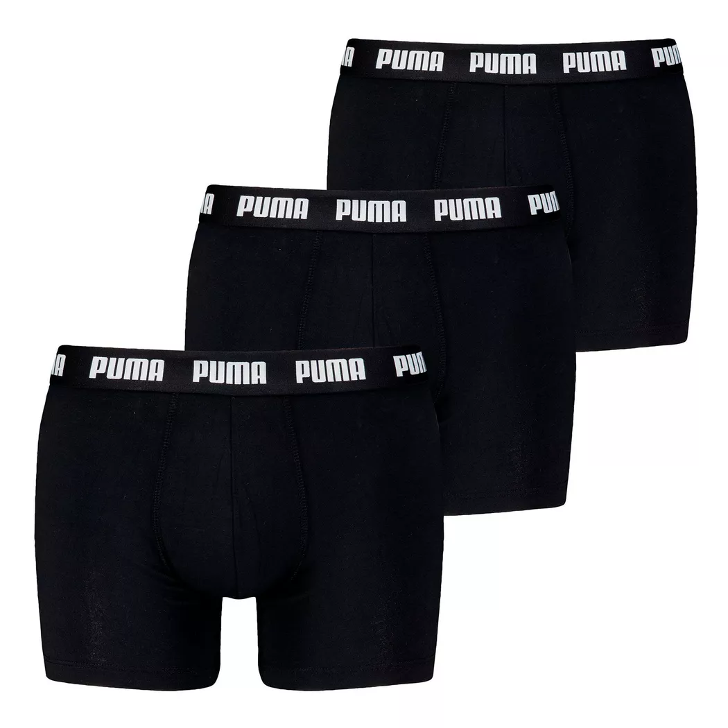 PUMA Herren Boxershorts Everyday 3er Pack schwarz | XL