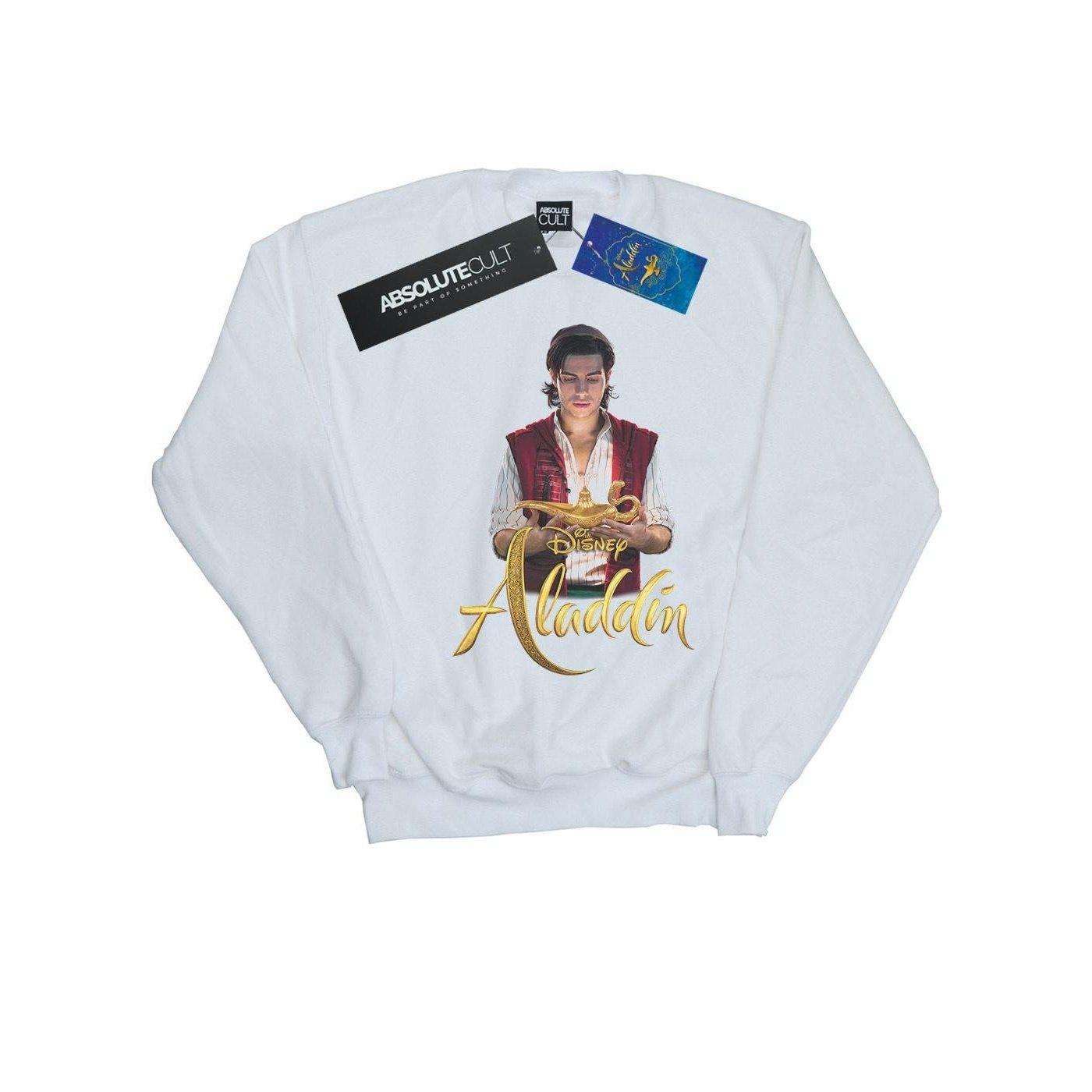Image of Aladdin Movie Aladdin Photo Sweatshirt Damen Weiss XXL