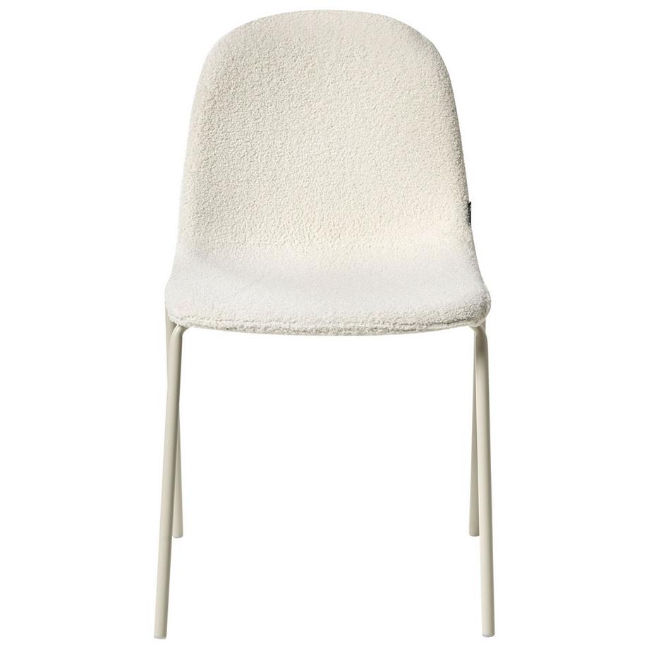 Beliani Set di 2 sedie da conferenza en Bouclé Moderno LOMA  