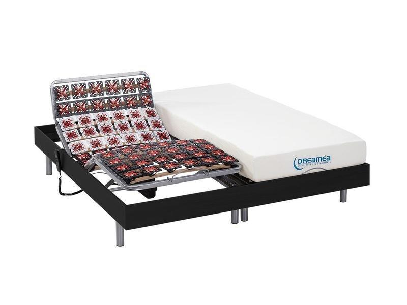 DREAMEA Set da relax con sospensioni memory foam HESIODE III di DREAMEA Motori OKIN Nero 2  