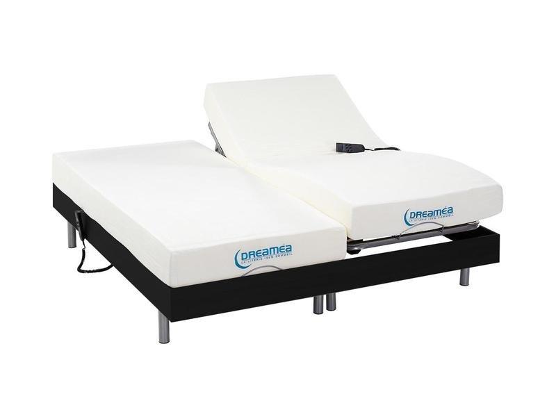 DREAMEA Set da relax con sospensioni memory foam HESIODE III di DREAMEA Motori OKIN Nero 2  