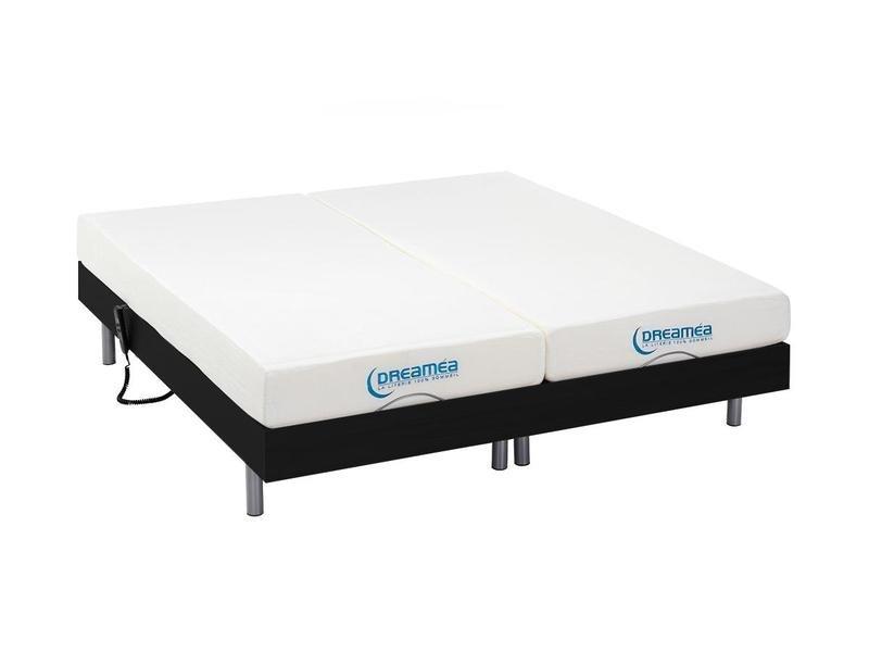 DREAMEA Set da relax con sospensioni memory foam HESIODE III di DREAMEA Motori OKIN Nero 2  