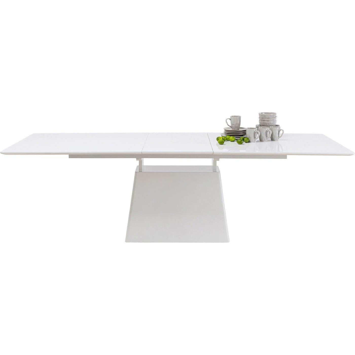 KARE Design Tavolo allungabile Benvenuto bianco 200(50)x110  