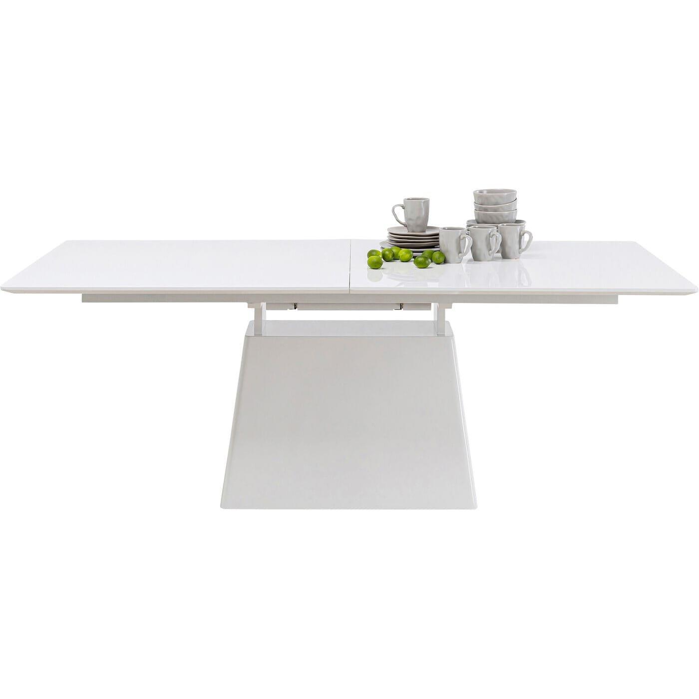 KARE Design Tavolo allungabile Benvenuto bianco 200(50)x110  