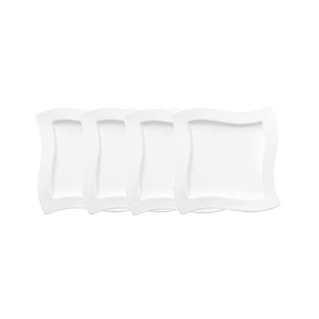 Villeroy & Boch Frühstücksteller quadratisch Set 4tlg. NewWave  