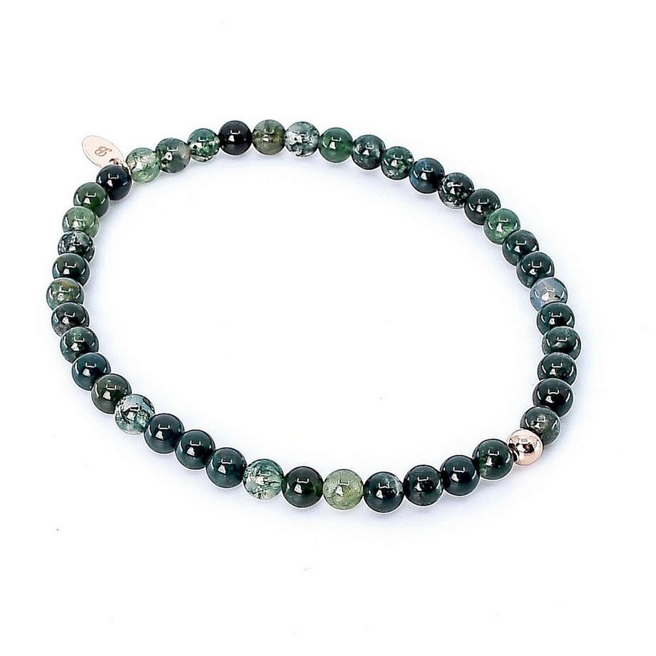 Ashra  Armband mit Moosachat & Achat