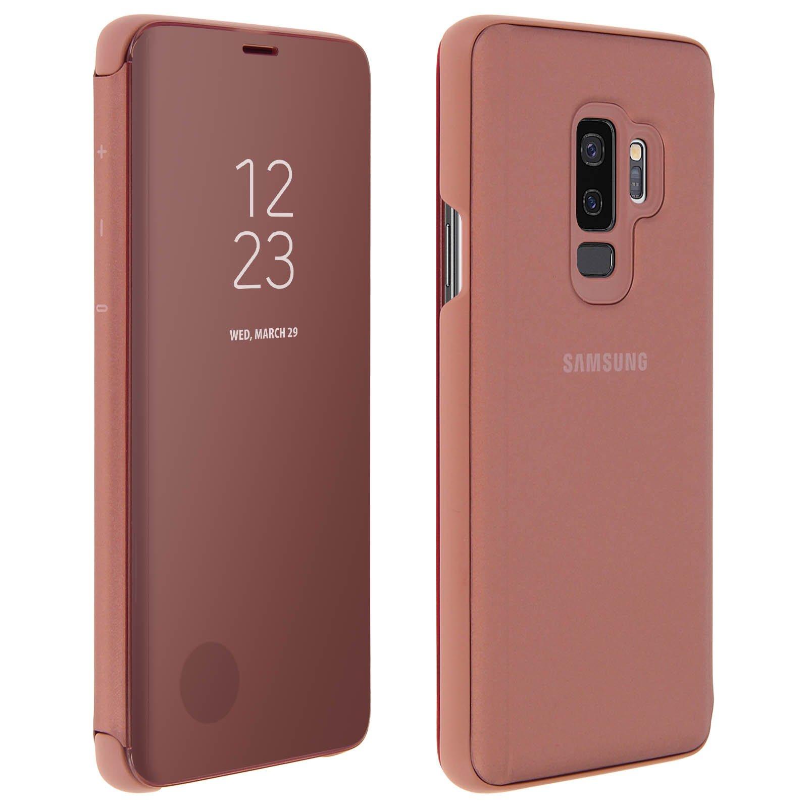 SAMSUNG  Custodia Clear View Galaxy S9 Plus Rosa 