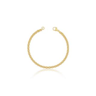 MUAU Schmuck  Bracelet Rundanker Gelbgold 750, 3.9mm, 19cm 