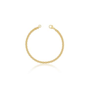 Bracelet Rundanker Gelbgold 750, 3.9mm, 19cm