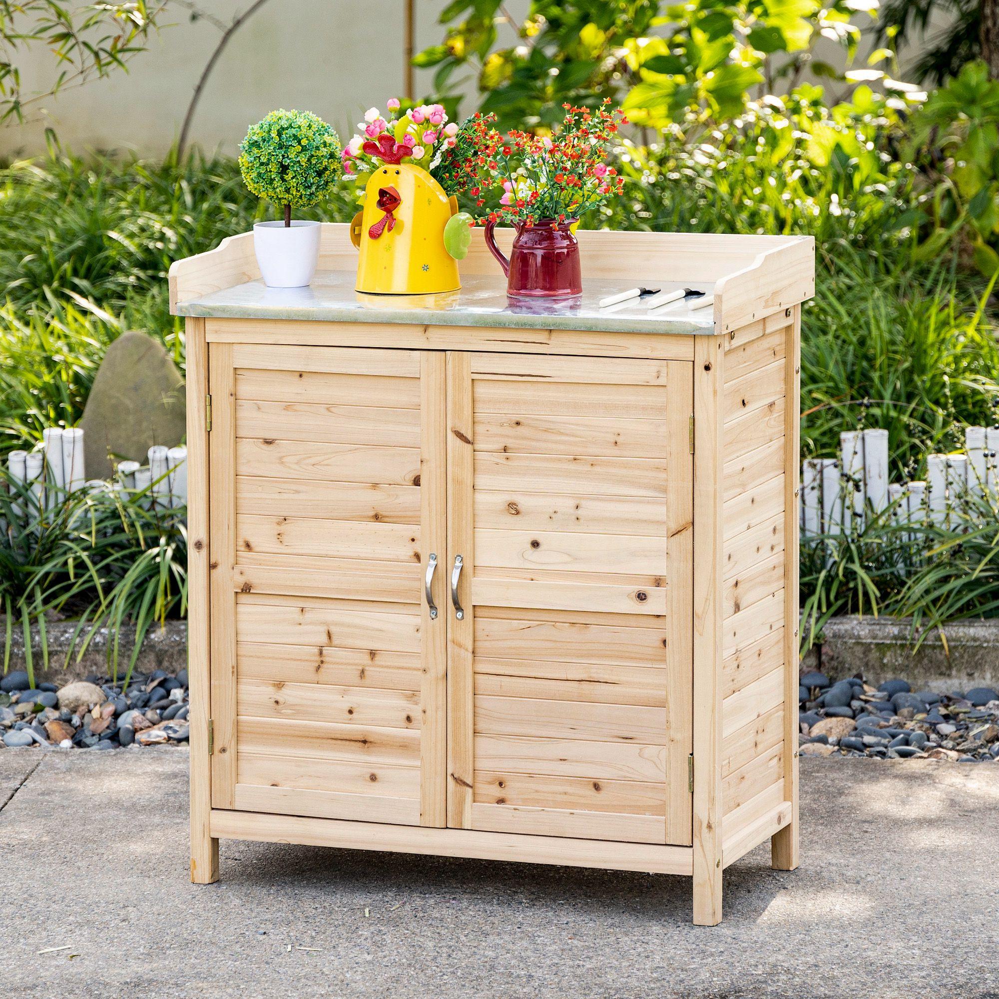 Outsunny Armoire de jardin  