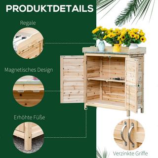 Outsunny Armoire de jardin  